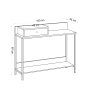 HANAH HOME Polica Alix Sapphire Oak - slika 5