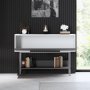HANAH HOME Komoda Force Anthracite White Silver - slika 5