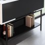 HANAH HOME Komoda Force Black White - slika 4