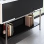 HANAH HOME Komoda Force Black White Silver - slika 4