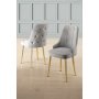 HANAH HOME Set 4 stolice Newa Grey Gold - slika 1
