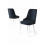 HANAH HOME Set 4 stolice Newa Anthracite White - slika 2