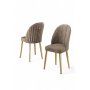 HANAH HOME Set 4 stolice Mara Cappuccino Gold - slika 2
