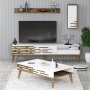 HANAH HOME Valensiya Walnut White - slika 3