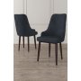 HANAH HOME Set 4 stolice Trex Anthracite White - slika 1
