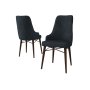 HANAH HOME Set 4 stolice Neta Anthracite Brown - slika 2