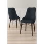 HANAH HOME Set 4 stolice Neta Anthracite Brown - slika 1