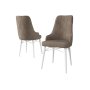 HANAH HOME Set 4 stolice Neta Cappuccino White - slika 2