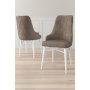 HANAH HOME Set 4 stolice Neta Cappuccino White - slika 1
