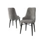HANAH HOME Set 4 stolice Neta Grey Black - slika 2