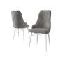 HANAH HOME Set 4 stolice Neta Grey White - slika 2
