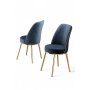 HANAH HOME Set 4 stolice Pefa Anthracite Gold - slika 2