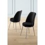 HANAH HOME Set 4 stolice Pefa Black Chrome - slika 1