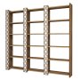 HANAH HOME City 3 Walnut White - slika 3