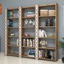 HANAH HOME City 3 Walnut White - slika 1