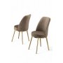 HANAH HOME Set 4 stolice Pefa Cappuccino Gold - slika 2