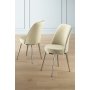 HANAH HOME Set 4 stolice Pefa Cream Chrome - slika 1