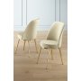 HANAH HOME Set 4 stolice Pefa Cream Gold - slika 1