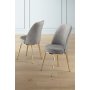 HANAH HOME Set 4 stolice Pefa Grey Gold - slika 1