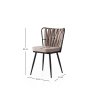 HANAH HOME Set 4 stolice Kusaklı 222 V4 - slika 4