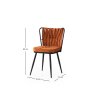 HANAH HOME Set 4 stolice Kusaklı 224 V4 - slika 4