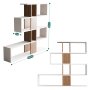 HANAH HOME Karlin White Walnut - slika 4