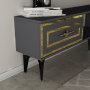 HANAH HOME TV polica Viola Anthracite - slika 3