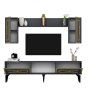 HANAH HOME TV polica Viola Anthracite - slika 5