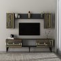 HANAH HOME TV polica Viola Anthracite - slika 1