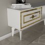HANAH HOME TV polica Viola White - slika 3
