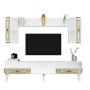 HANAH HOME TV polica Viola White - slika 5