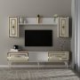 HANAH HOME TV polica Viola White - slika 1