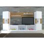 HANAH HOME TV polica Lore White Teak - slika 1