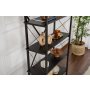 HANAH HOME Elysian Wood Black Black - slika 3