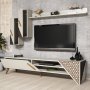 HANAH HOME TV polica Beril Cream - slika 2