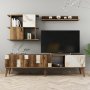 HANAH HOME TV polica Madrid White - slika 1