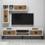 HANAH HOME TV polica Samba Cream - slika 2