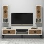 HANAH HOME TV polica Samba Cream - slika 3