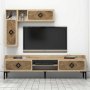 HANAH HOME TV polica Samba Oak - slika 2