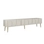 HANAH HOME TV polica Lyon 43 Cream Gold - slika 5