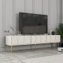 HANAH HOME TV polica Lyon 43 Cream Gold - slika 1