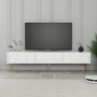 HANAH HOME TV polica Lyon 43 White Gold - slika 3