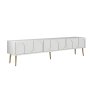 HANAH HOME TV polica Lyon 43 White Gold - slika 5