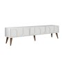 HANAH HOME TV polica Lyon 44 White Walnut - slika 5