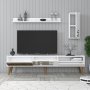 HANAH HOME TV polica Valensiya White - slika 2