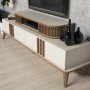 HANAH HOME TV polica Eylul Cream - slika 2