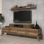 HANAH HOME TV polica Eylul Walnut - slika 1