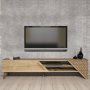 HANAH HOME TV polica Beril 2 Oak - slika 3