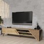 HANAH HOME TV polica Beril 2 Oak - slika 1