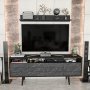 HANAH HOME TV polica Ola Black - slika 1